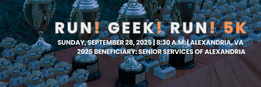 RUN! GEEK! RUN! banner