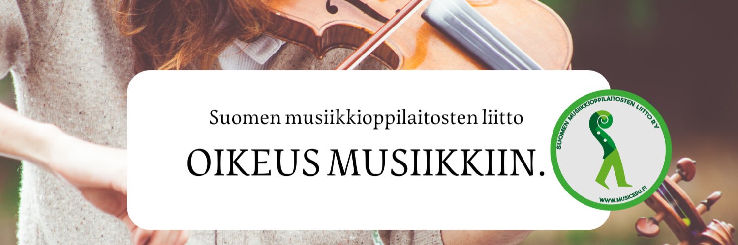 Suomen musiikkioppilaitosten liitto (SML) banner