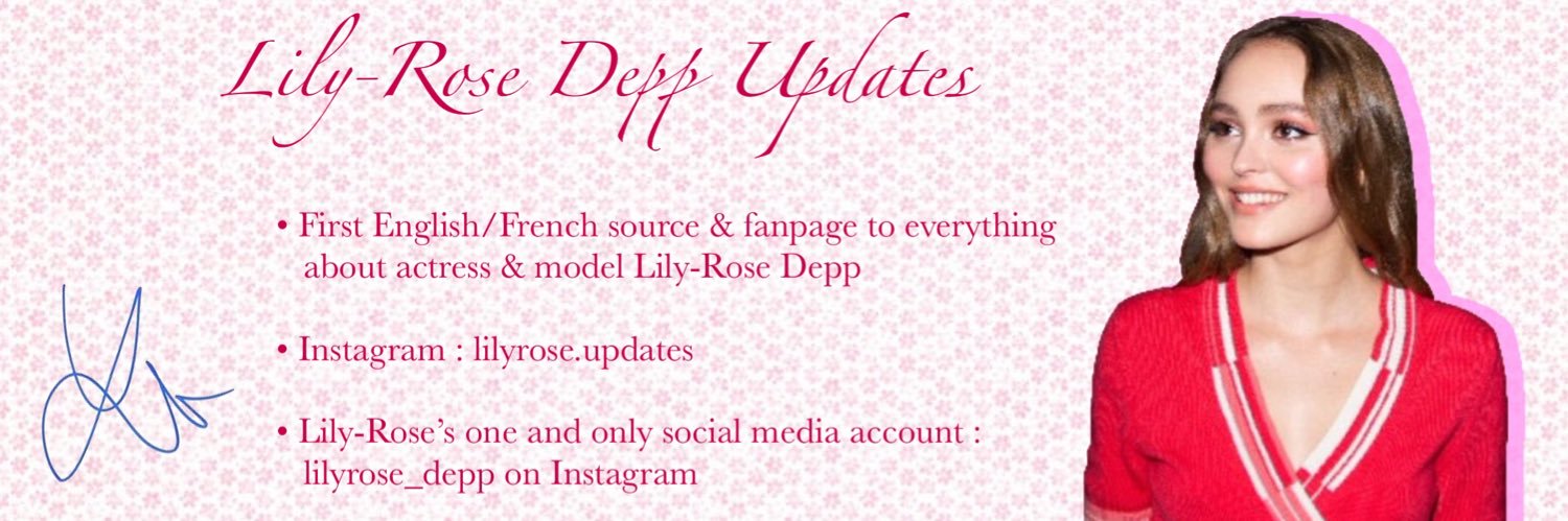 Lily-Rose Depp Updates's banner