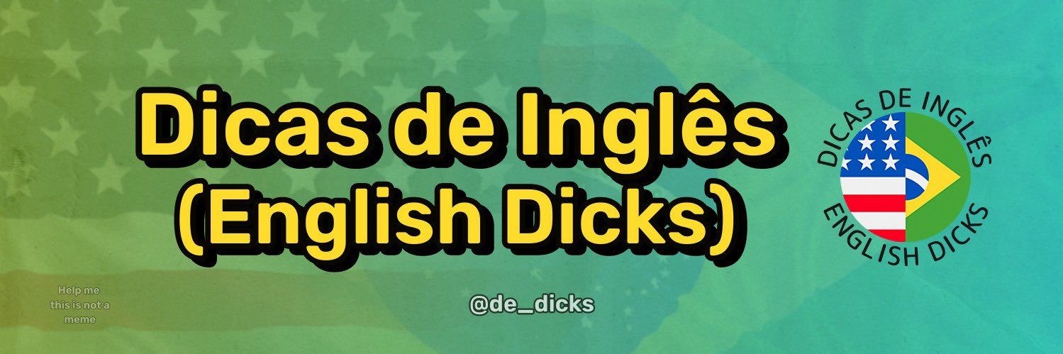 Dicas De Inglês (English Dicks) banner