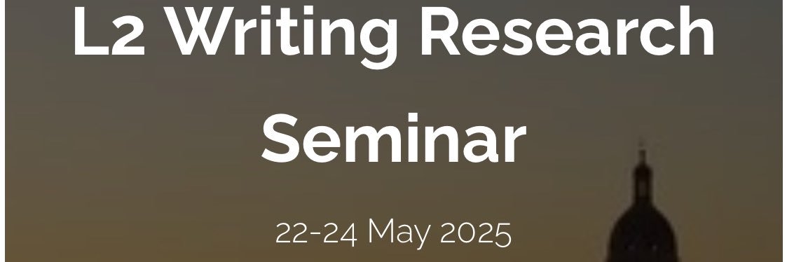 L2 Writing Research Seminar banner
