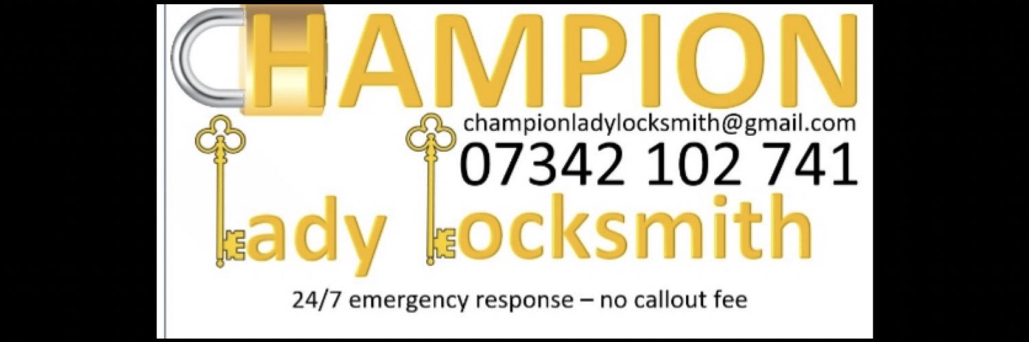 Champion Lady Locksmith banner