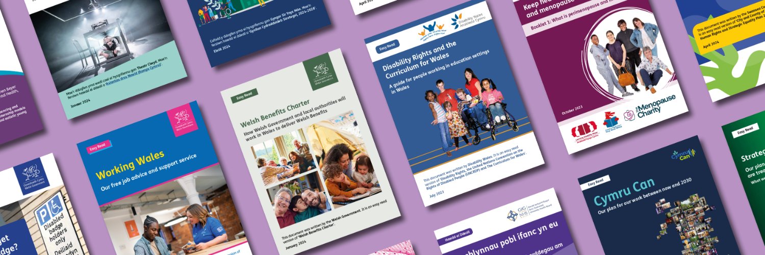 Easy Read Wales banner