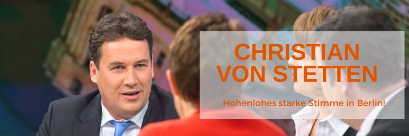 Christian von Stetten banner