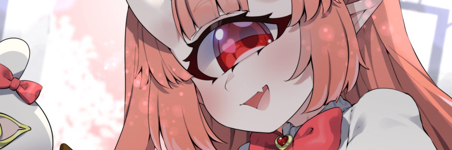 ✣🎀 cecilia 🎀✣ horror/retro vtuber 👁💕 banner