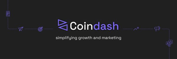 Coindash | Web3 Marketing Profile Banner