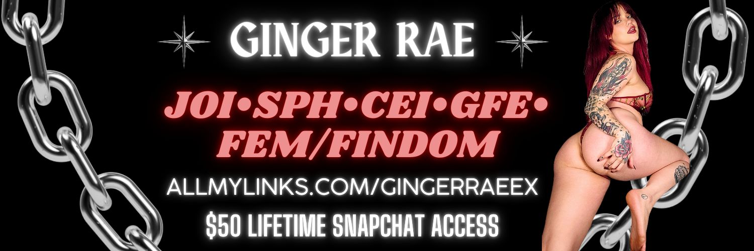 Ginger Rae ⛓️🖤 banner