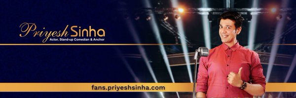Priyesh Sinha Profile Banner