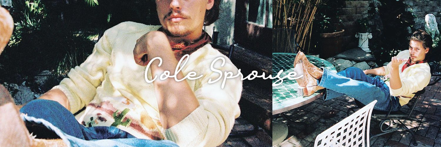 Cole Sprouse. banner