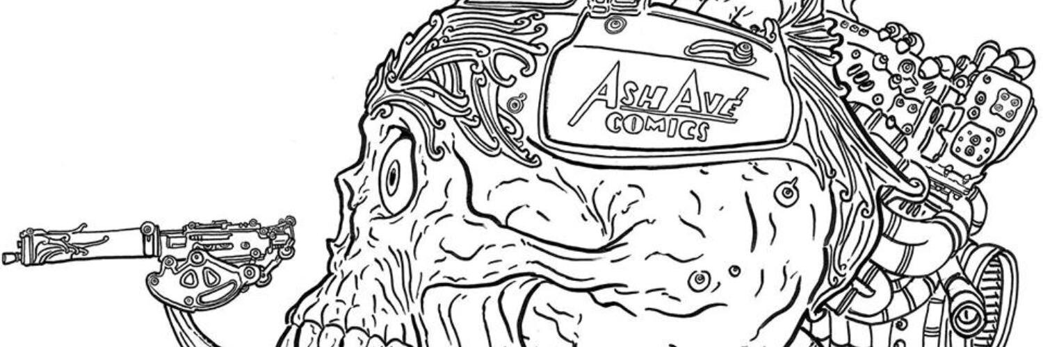 Ash Ave. Comics banner