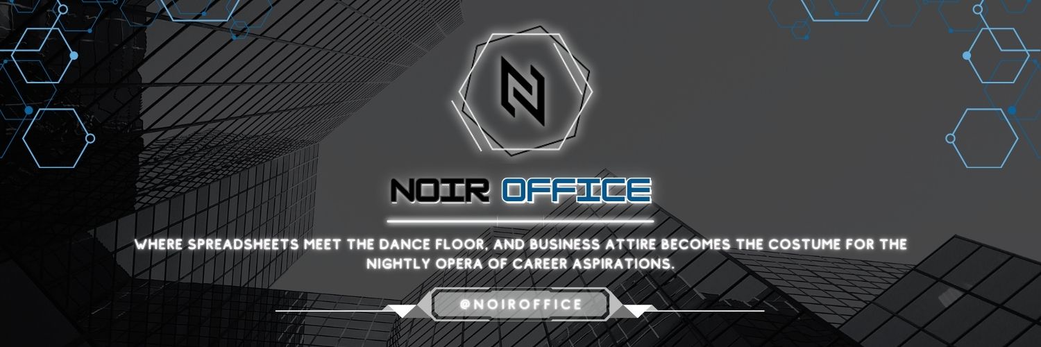 Noir Office. HIRING STAFF banner