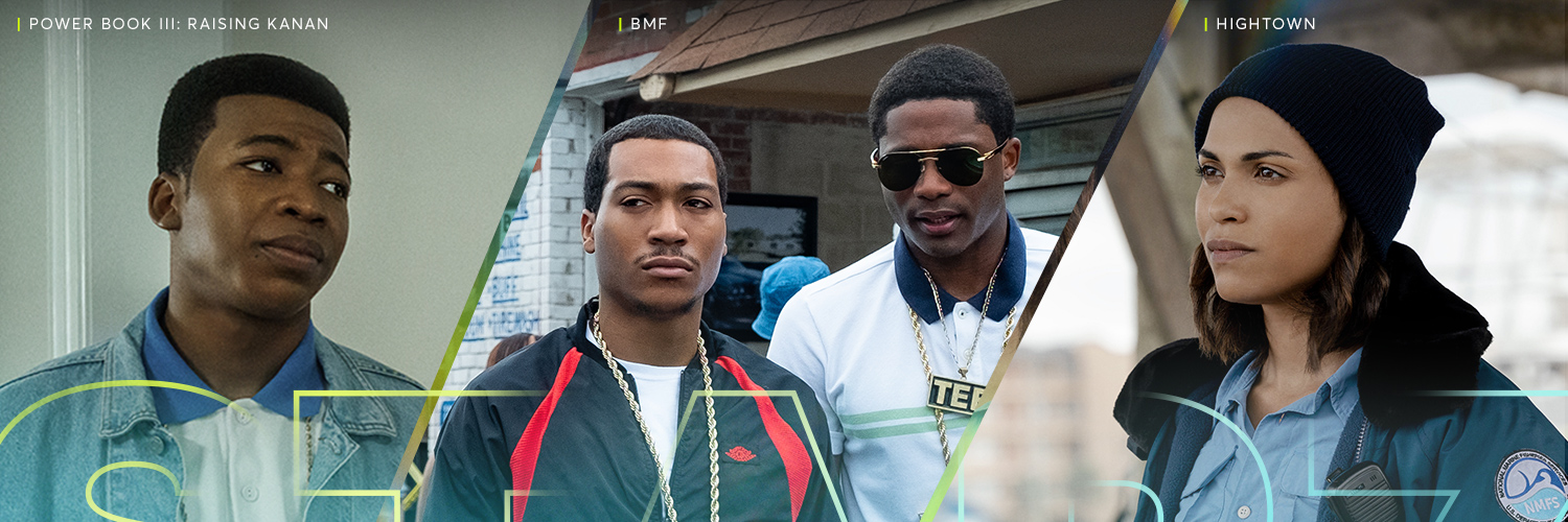 STARZ #TakeTheLead banner