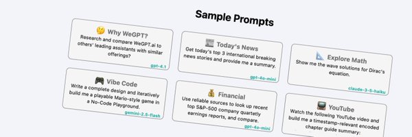 WeGPTai Profile Banner