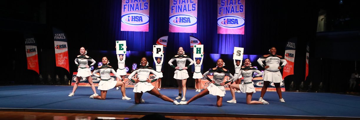 EPCHS Mustang Cheer banner