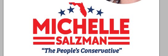 Michelle Salzman, FL House Rep, District One banner
