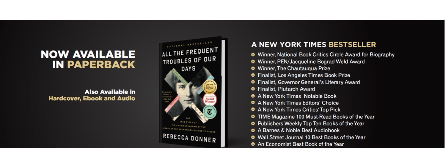 Rebecca Donner Profile Banner