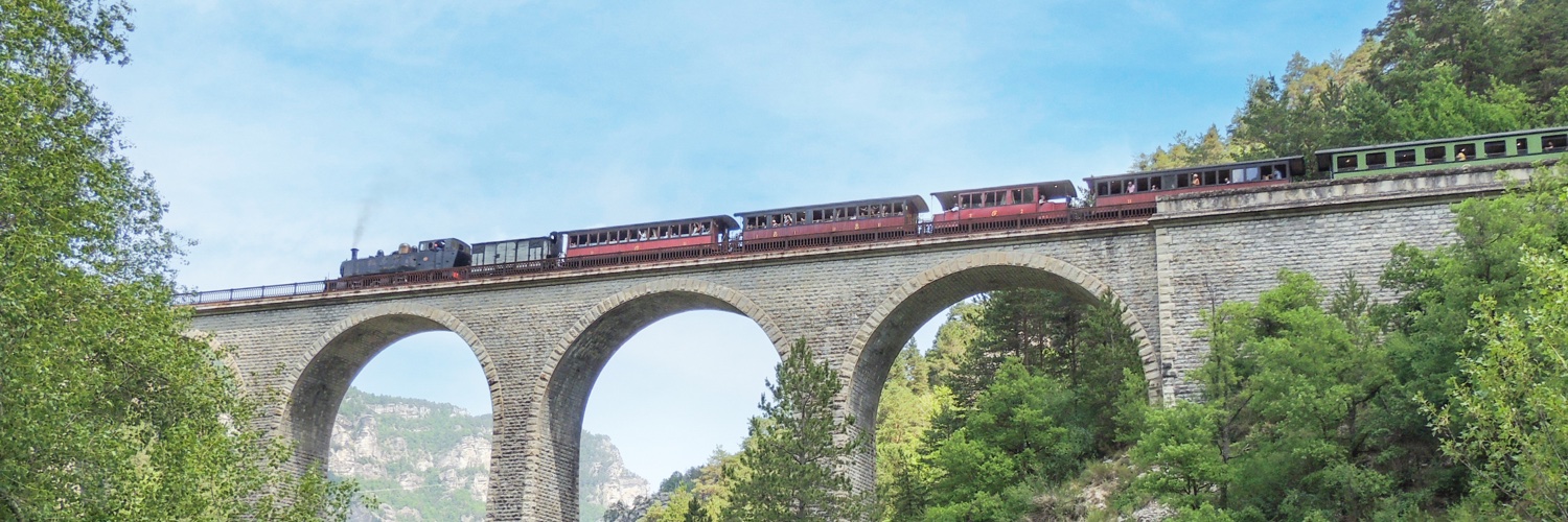 Train des Pignes Historique banner