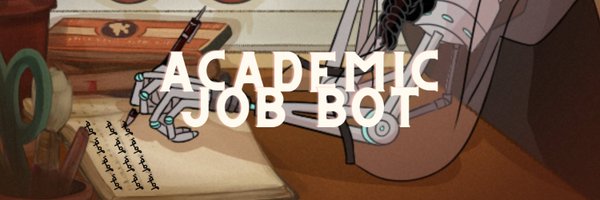 AcademicJobBot Profile Banner