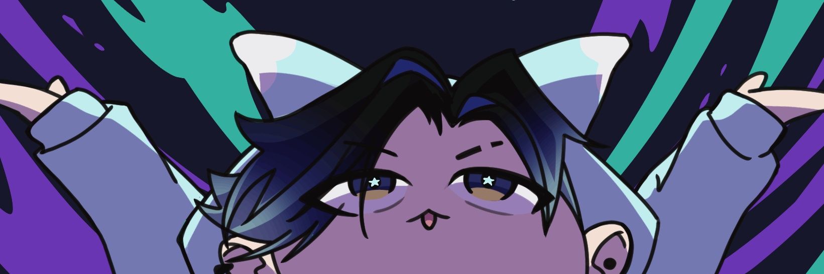 pandashi ✨ trickster vtuber banner