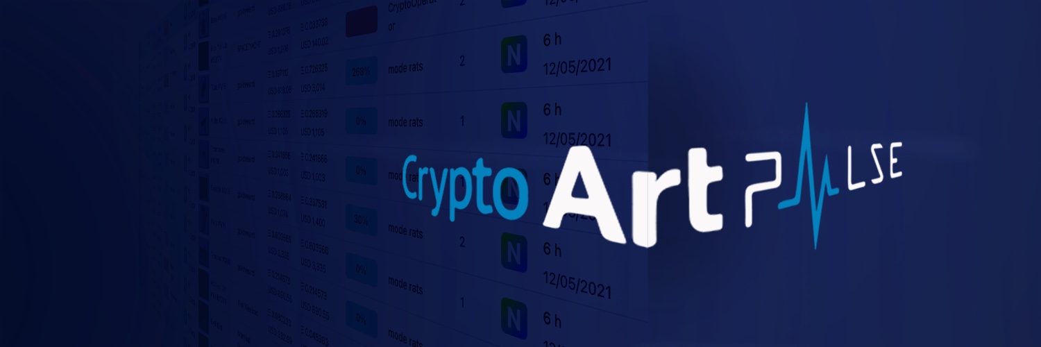 CryptoArtPulse banner