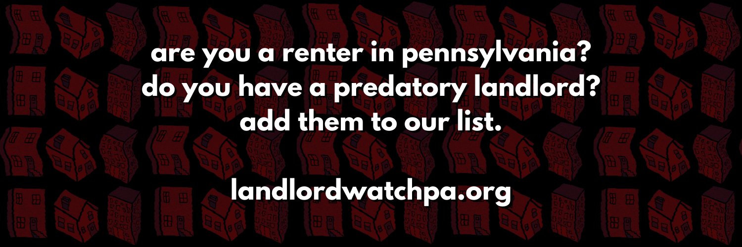 Landlord Watchlist Project PA banner
