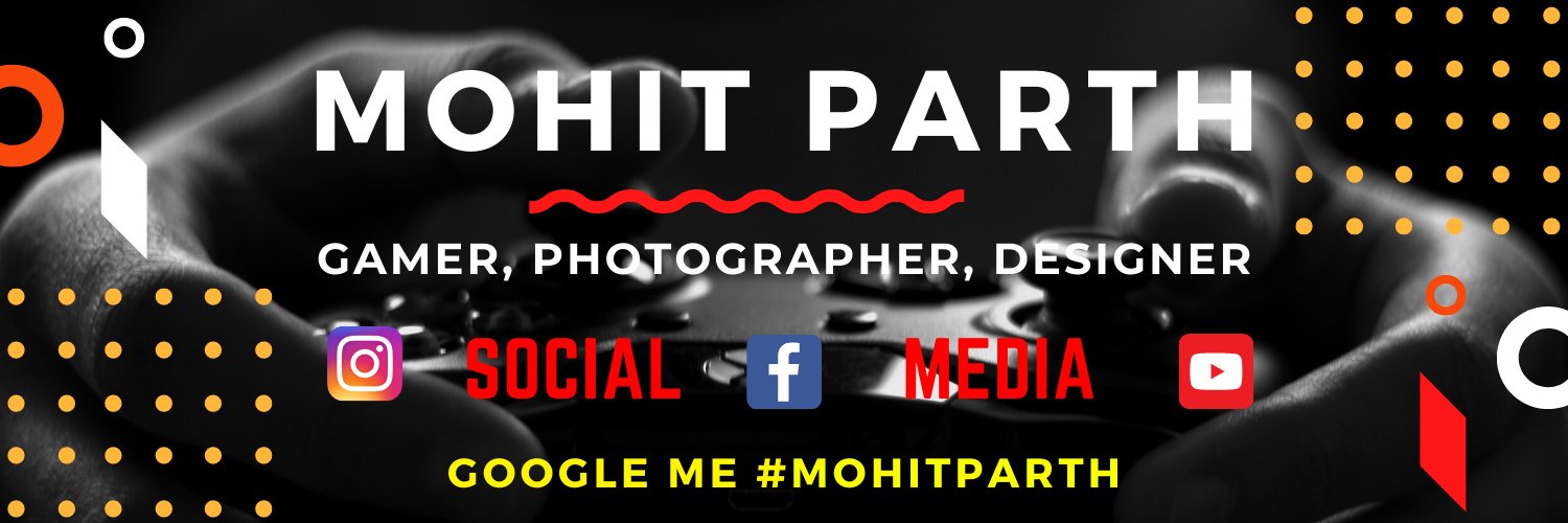 ParthMohit's profile banner image