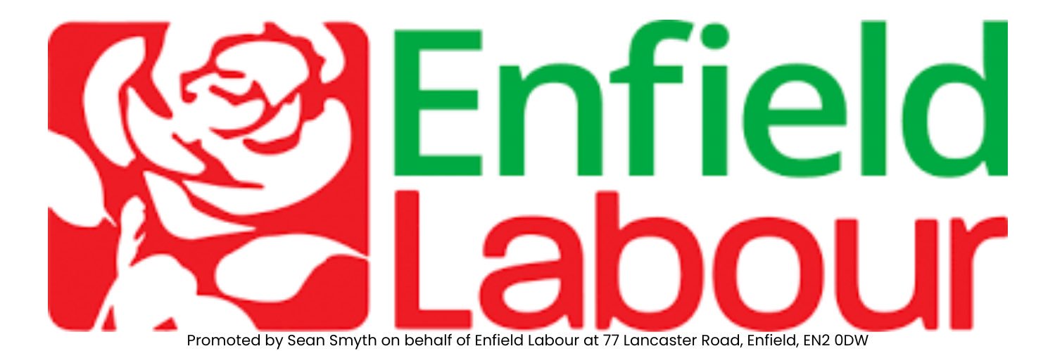 Enfield Labour's banner