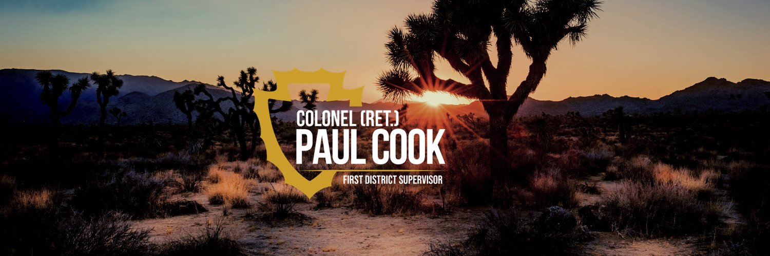Supervisor Paul Cook Profile Banner