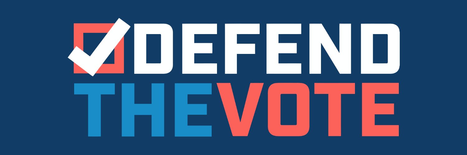Defend The Vote's banner