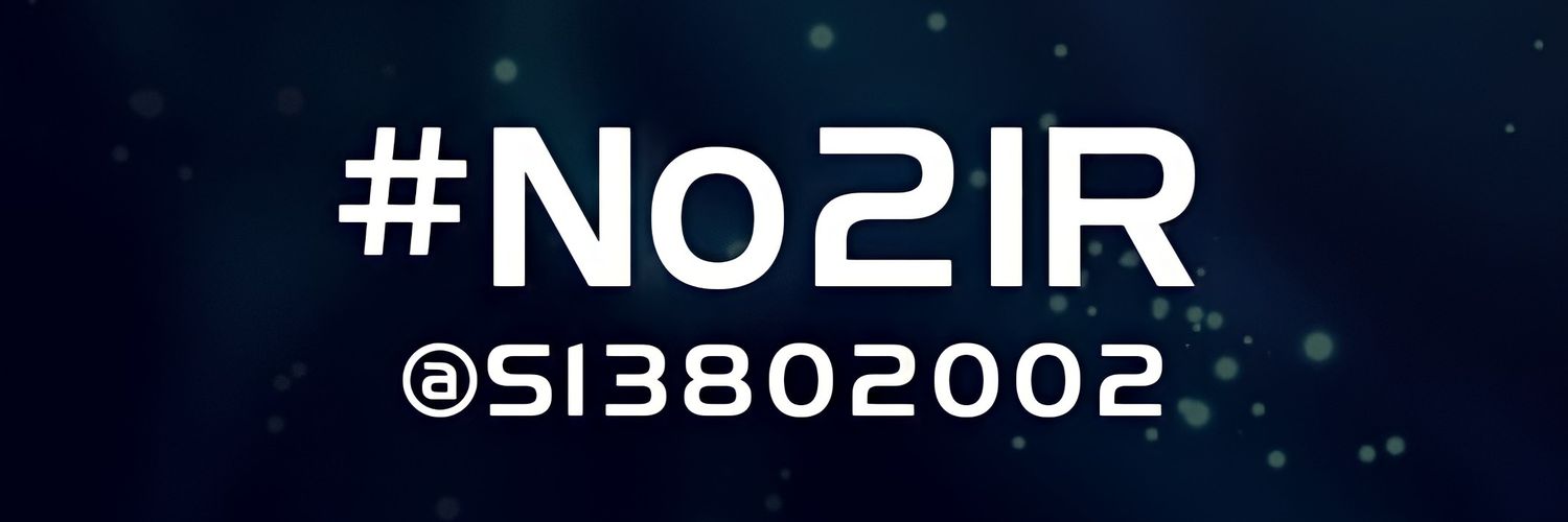 #No2IR's banner