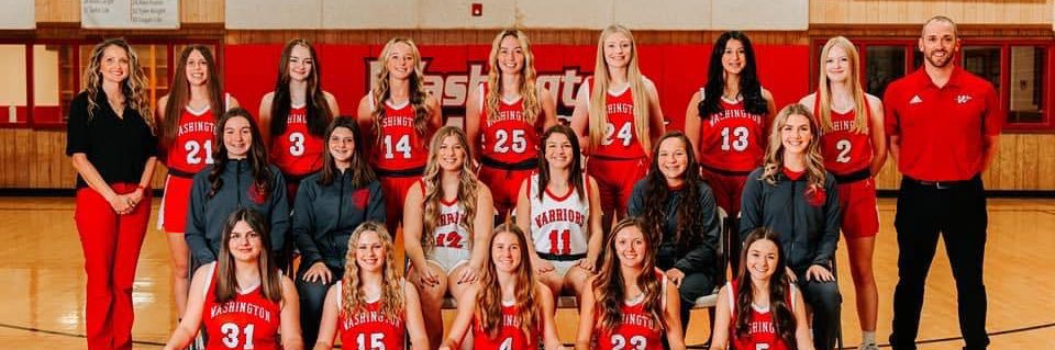 Washington Lady Warriors Basketball banner
