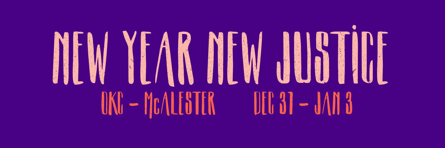 New Year New Justice banner