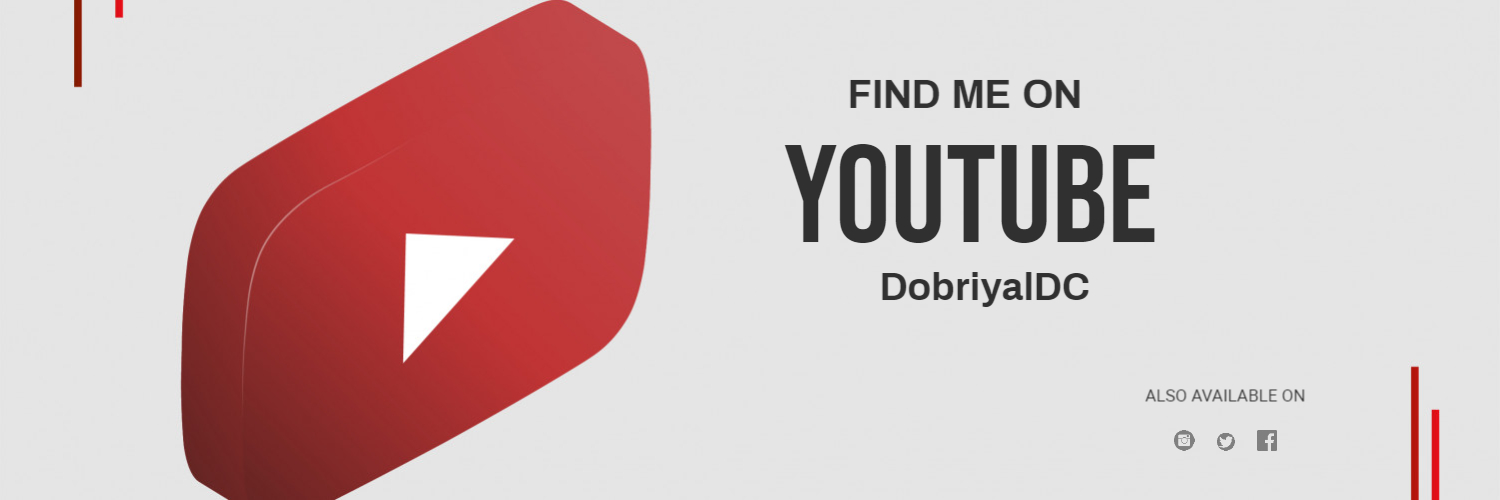 Viraj Dobriyal banner