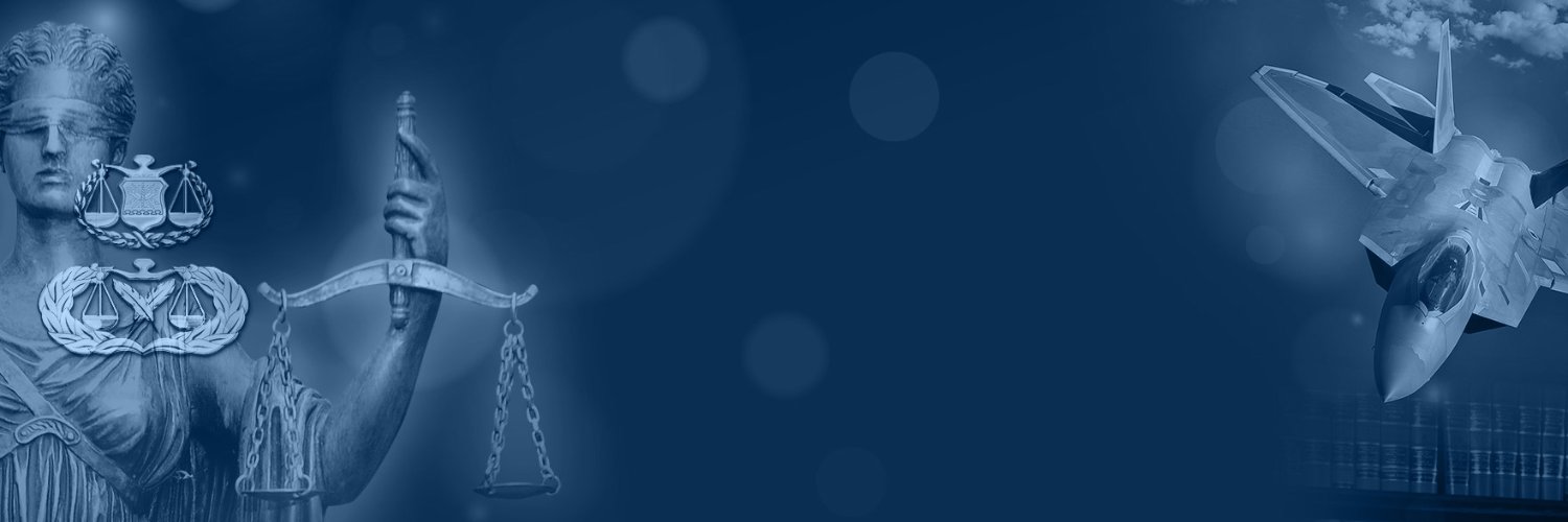 The Air Force Judge Advocate General's Corps banner