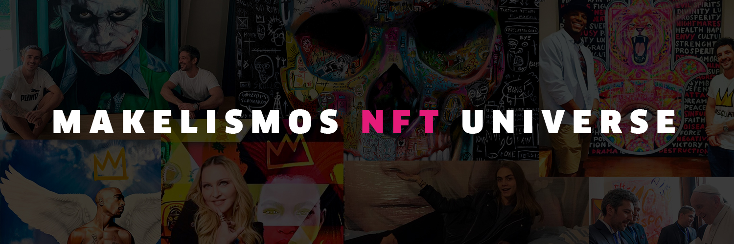Makelismos Brand 👑 - René Mäkelä's NFT art banner