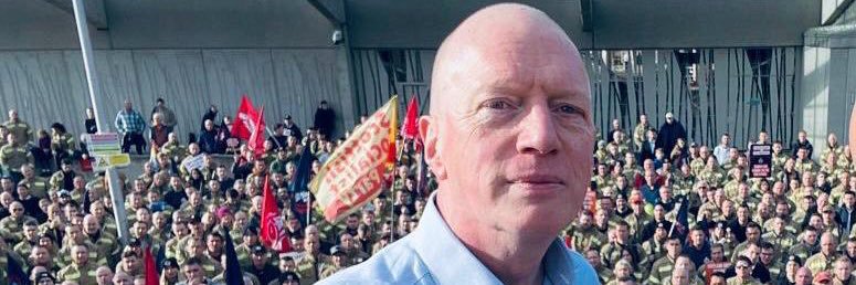 Matt Wrack's banner