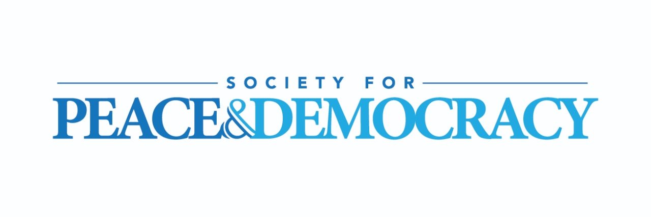Society for Peace and Democracy banner