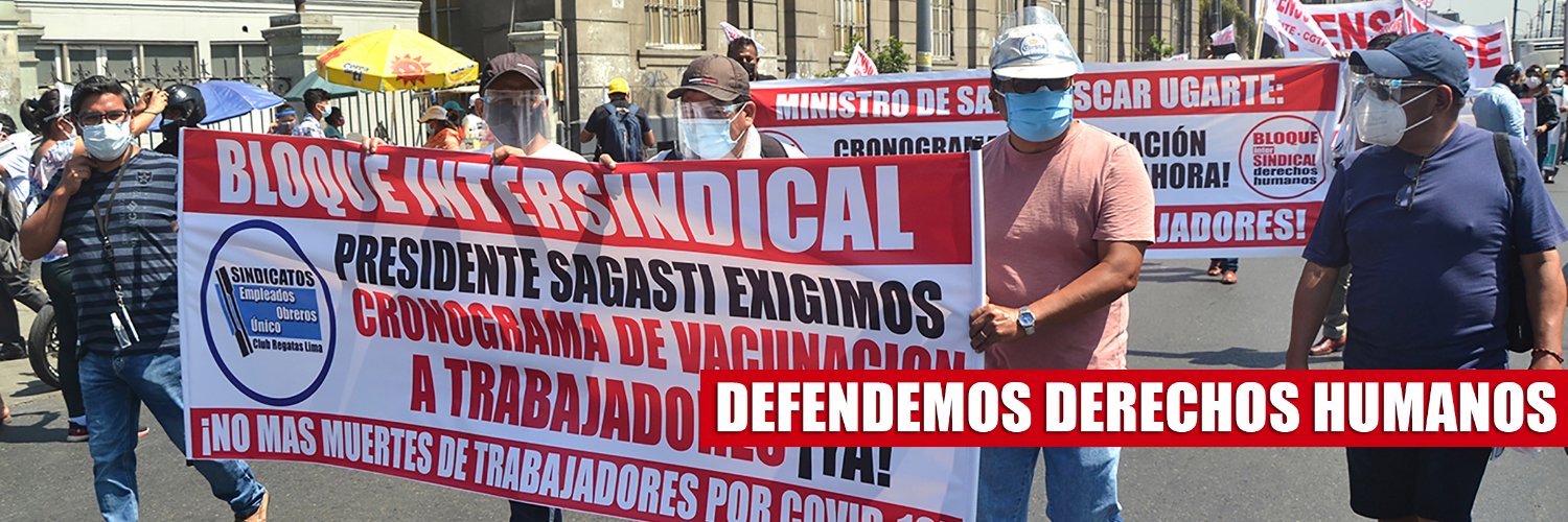 Bloque Intersindical de Derechos Humanos banner