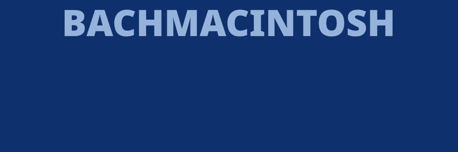 BachMacintosh Profile Banner