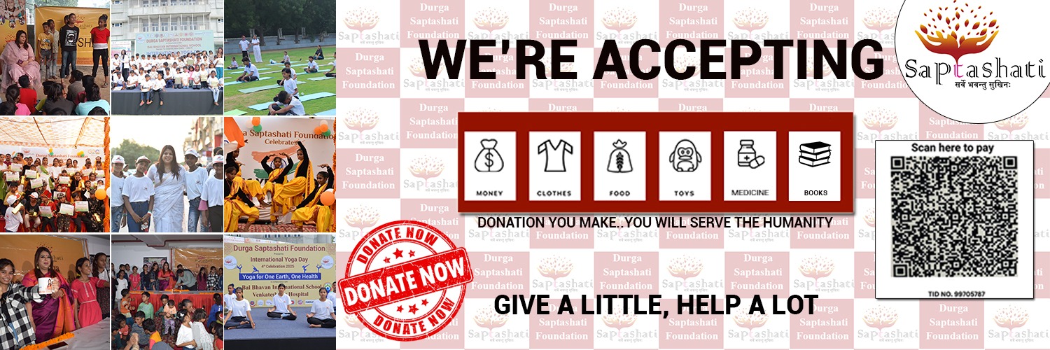 Saptashati Foundation banner