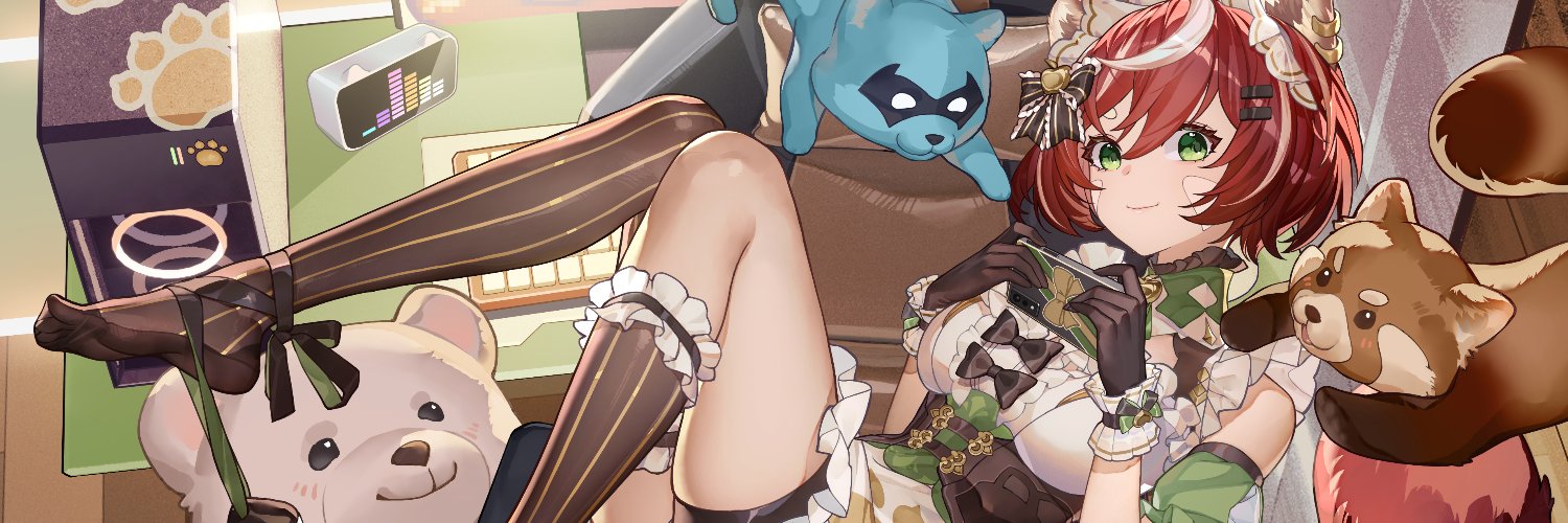 Khiren 🍏 Red Panda VTuber! 🍎's banner