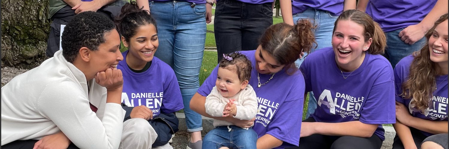 Danielle Allen for Massachusetts banner