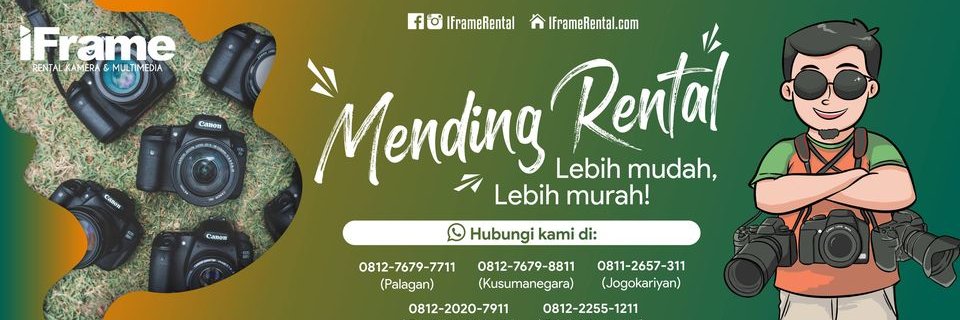 Sewa Kamera Laptop Proyektor TV di Jogja (IFRAME) banner