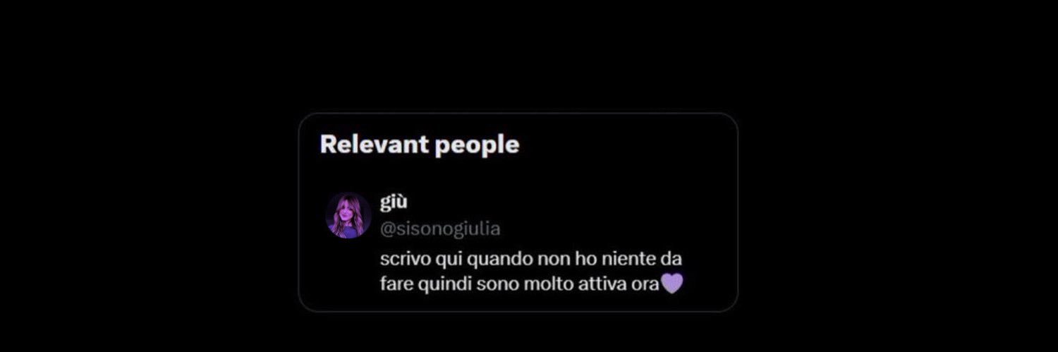 giù banner