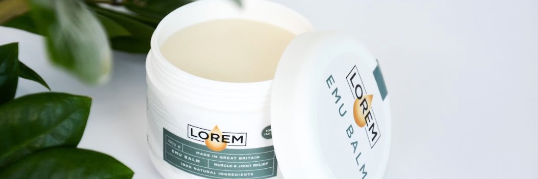 Lorem Skin & Body banner