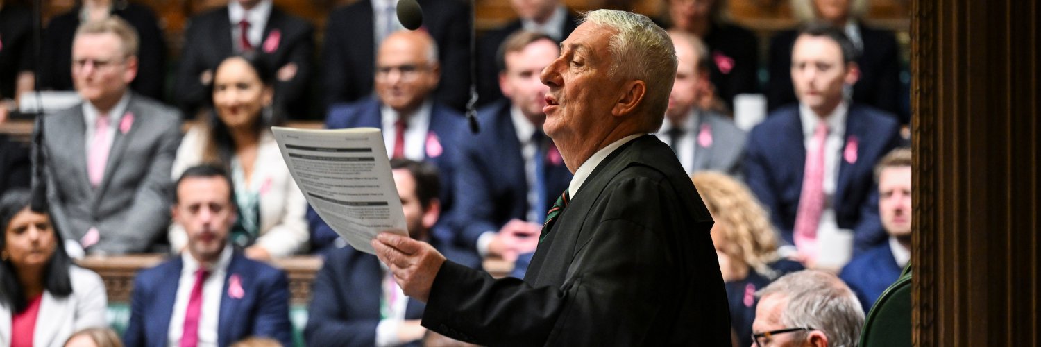 House of Commons Speaker's banner