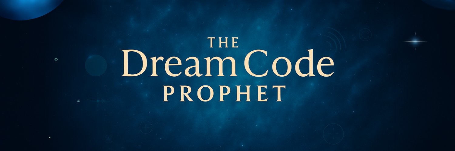The DreamCode Prophet 🪶⟁♋🎭☸️☮️🕉️π's banner