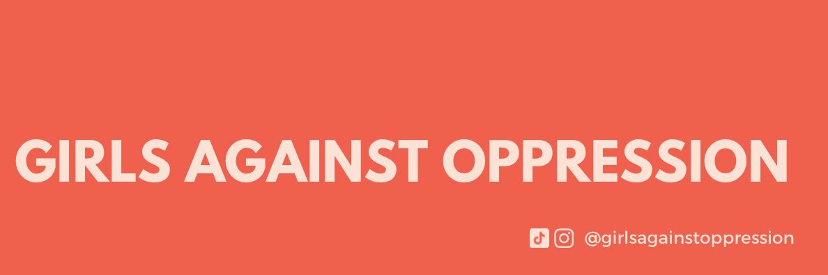 Girls Against Oppression banner