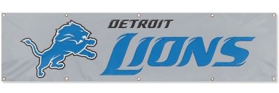 Lions 50/50 banner