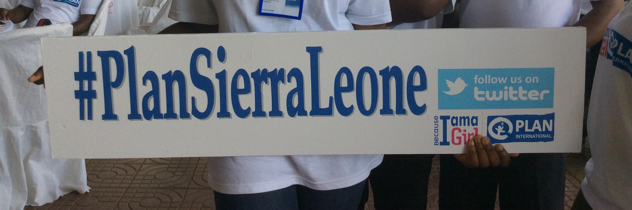 Plan Sierra Leone banner